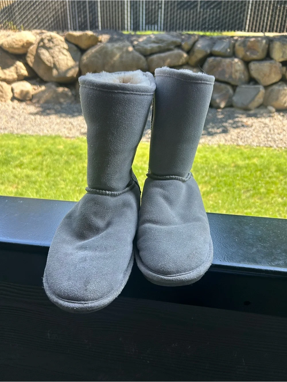 BearPaw Women's Gray Boots
